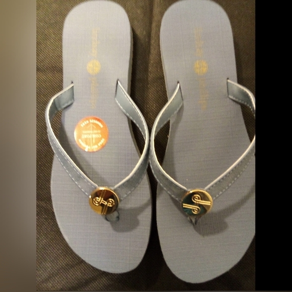 Lindsay Phillips - NWT Yoga Mat Foot bed, Logo Button Non-Slip Soles, Denim Blue - Picture 15 of 15